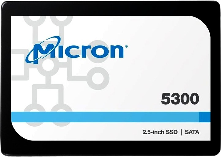 Твердотельный накопитель Micron 5300PRO 3.84TB SATA 2.5" 3D TLC R540/W520MB/s MTTF 3М 95000/22000 IO