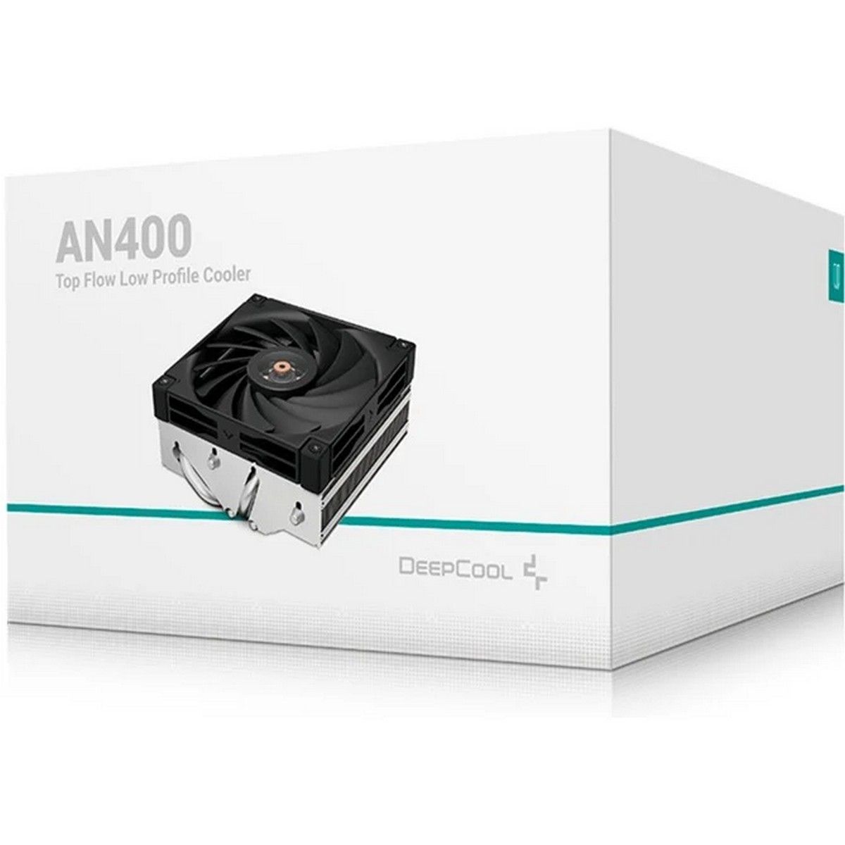 Кулер для процессора DEEPCOOL AN400 BLACK LGA1700/1200/115X/AM5/AM4 низкопрофильный 52,5 mm (27шт/ко