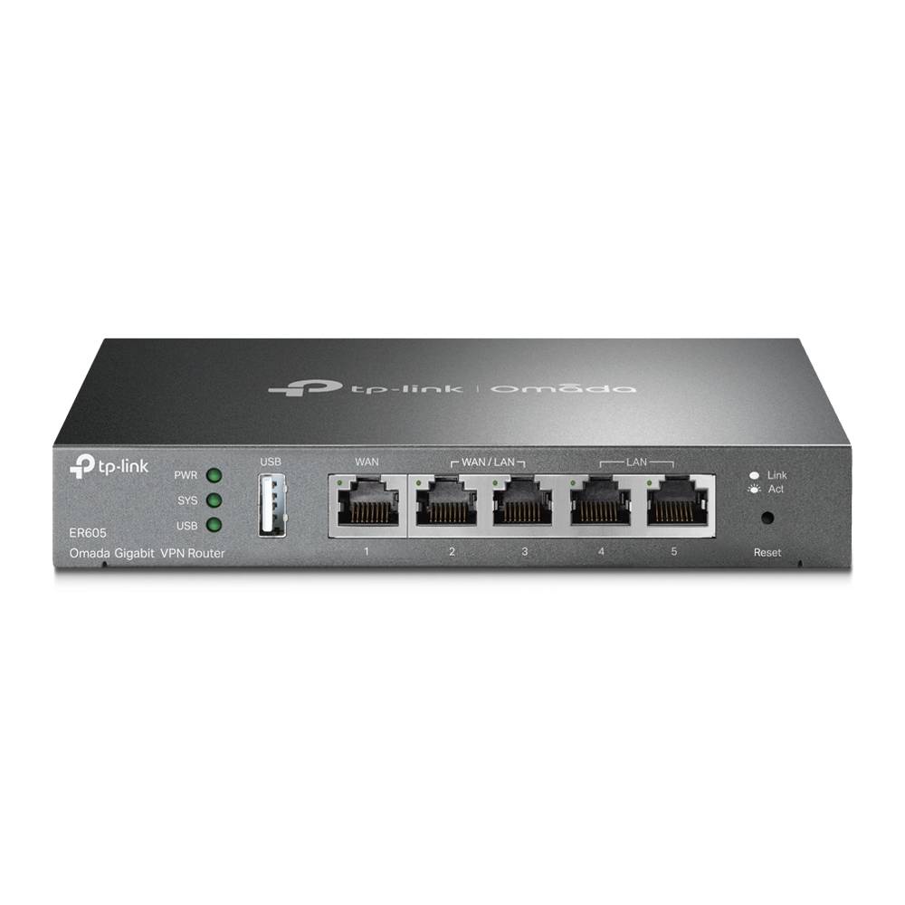 Межсетевой экран TP-Link SafeStream ER605 10/100/1000BASE-TX черный