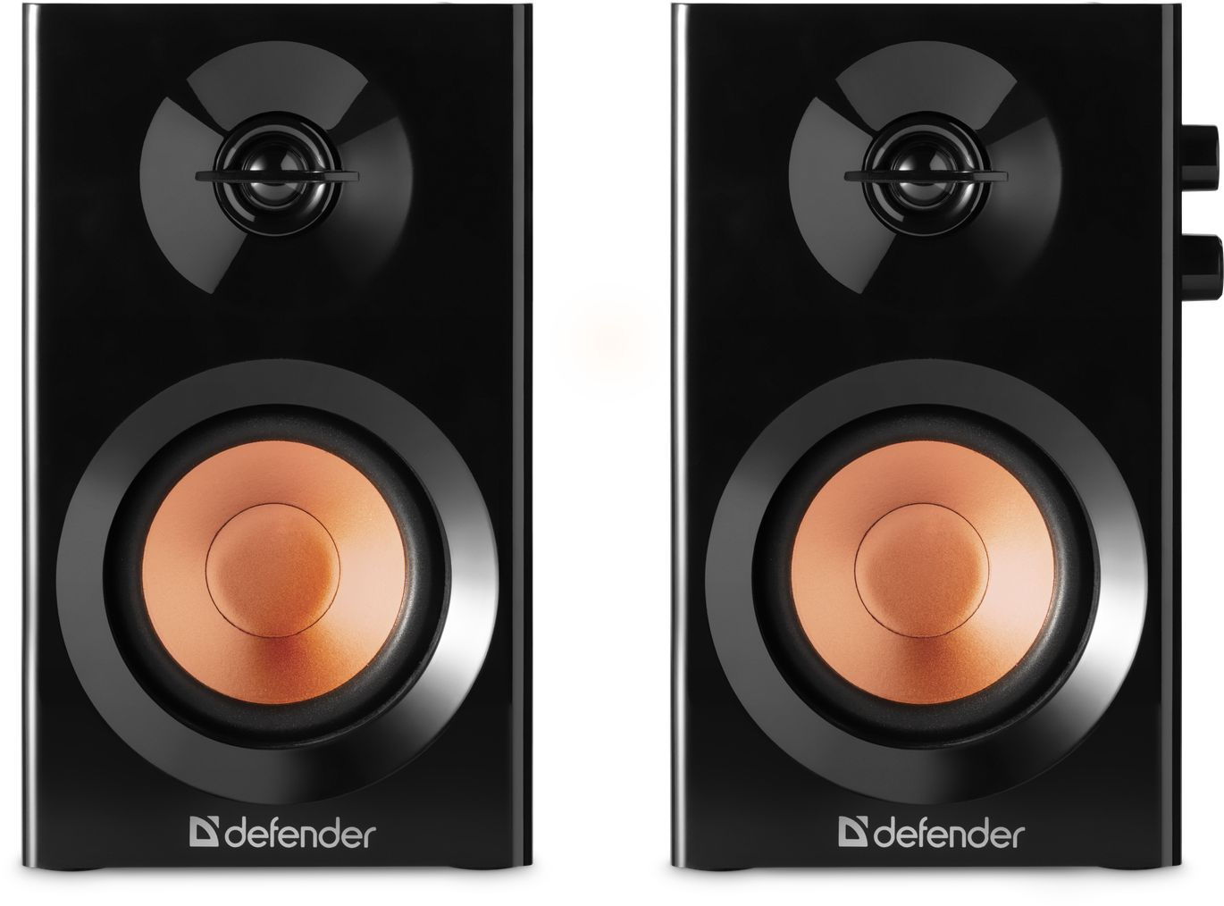 Колонки Defender Aurora S12 2.0 черный 12Вт