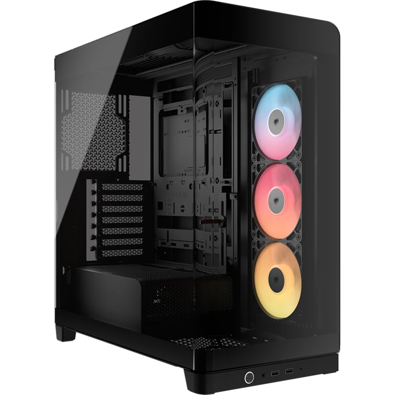 Корпус Corsair Frame 4500X RS-R ARGB, Midi-Tower, TG, 3x120mm ARGB reverse fans, 2xUSB-A 3.2, 1xUSB 