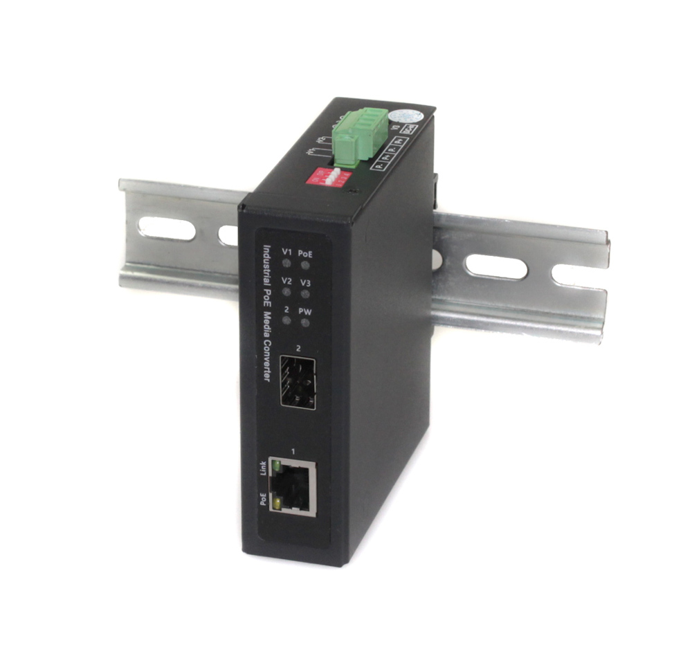 Медиаконвертер OSNOVO OMC-1000-11BX-I Промышленный компактный медиаконвертер Gigabit Ethernet с подд