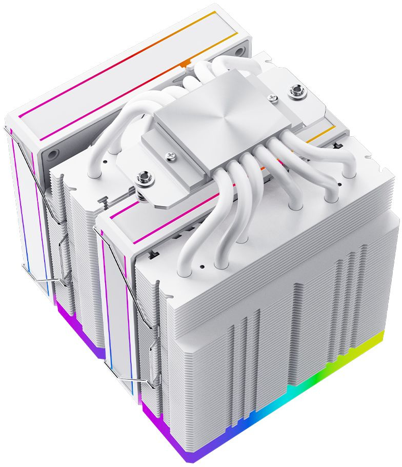 Устройство охлаждения(кулер) ID-Cooling Frozn A620 ARGB Soc-AM5/AM4/1200/1700/1851 белый 4-pin 29.9d
