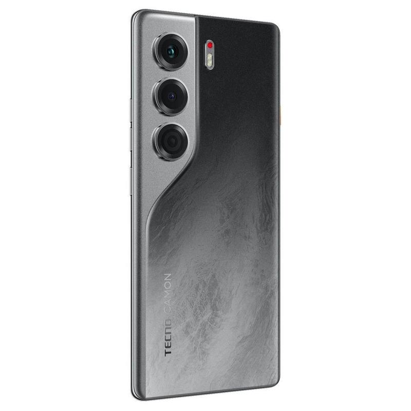 Смартфон Tecno Camon 40 Pro 256Gb 8Gb черный моноблок 3G 4G 2Sim 6.78" 1080x2436 Android 15 50Mpix 8
