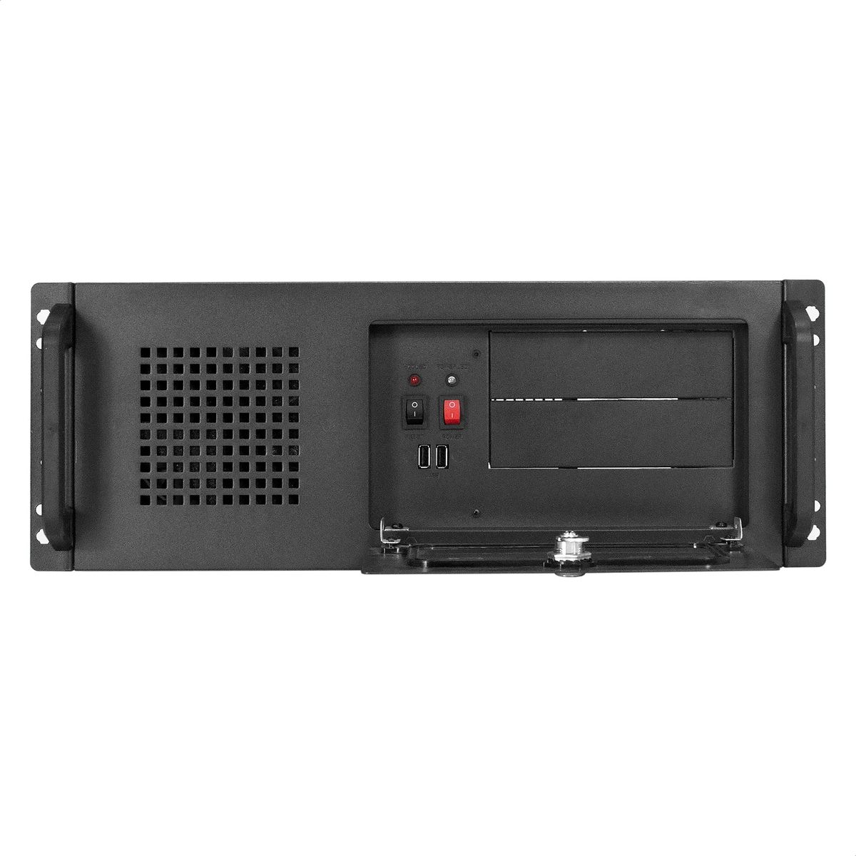 Серверный корпус ExeGate Pro 4U450-17 &lt/RM 19", высота 4U, глубина 450, без БП,2* USB&gt/