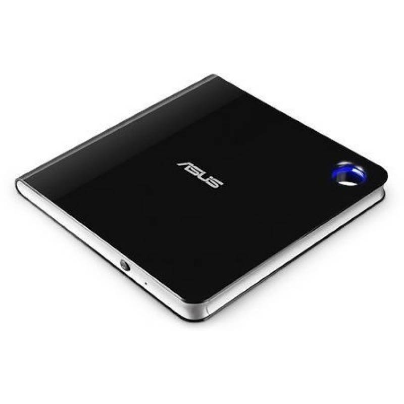 Привод Blu-Ray-RW Asus SBW-06D5H-U черный/серебристый USB3.0 slim ultra slim M-Disk Mac внешний RTL
