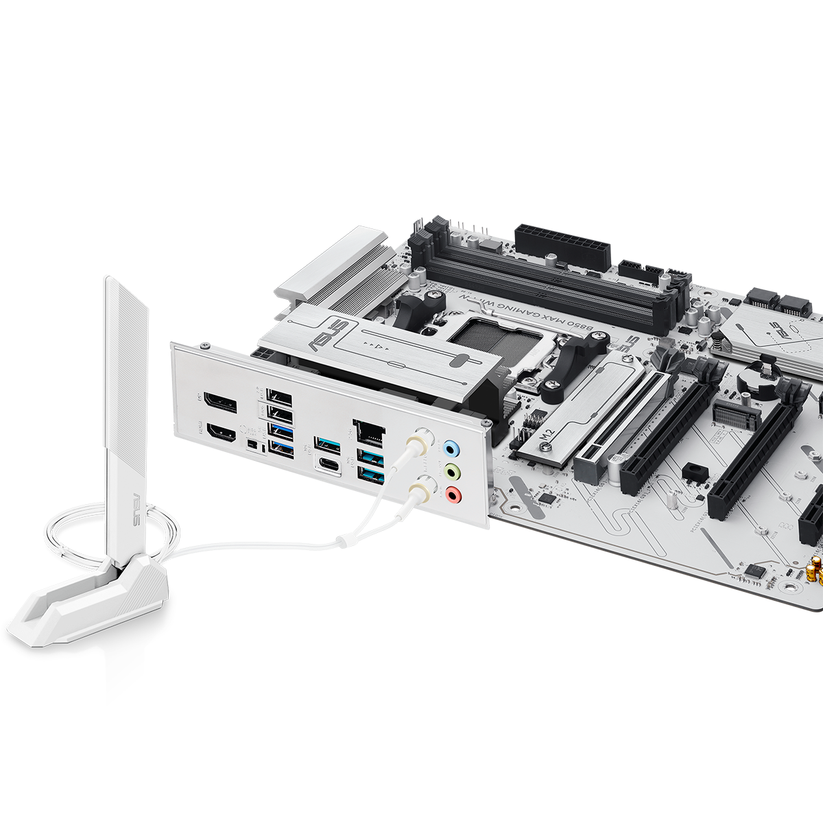 Материнская плата Asus B850 MAX GAMING WIFI W Socket AM5 AMD B850 4xDDR5 ATX AC`97 8ch(7.1) 2.5Gg RA