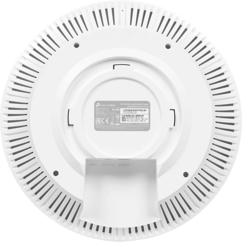Точка доступа TP-Link EAP620 HD AX1800 10/100/1000BASE-TX белый