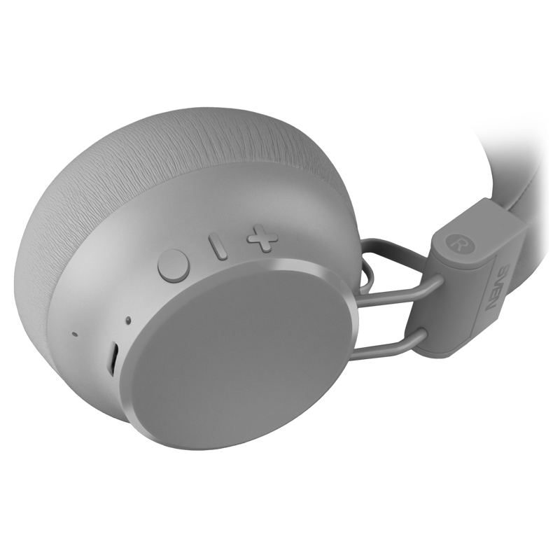 Беспроводные стереонаушники с микрофоном SVEN AP-B710MV, серый (Bluetooth, ANC, APP, 3 mics, 500mAh)