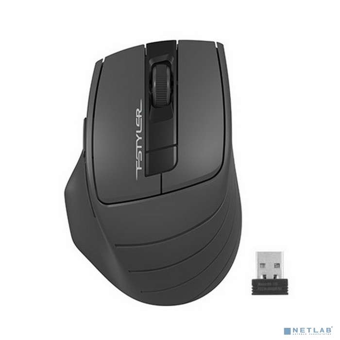 Мышь A4Tech Fstyler FG30S серый оптическая 2000dpi silent беспров. USB 6but (FG30S GREY)
