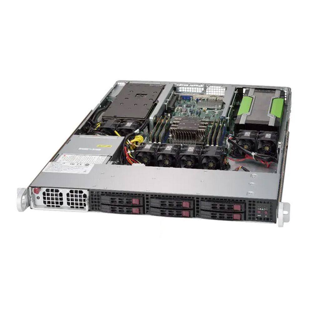 Серверная платформа SuperMicro SYS-1019GP-TT X11SPG-TF  1U Rackmount CSE-118GTS-1K43BP2  SATA