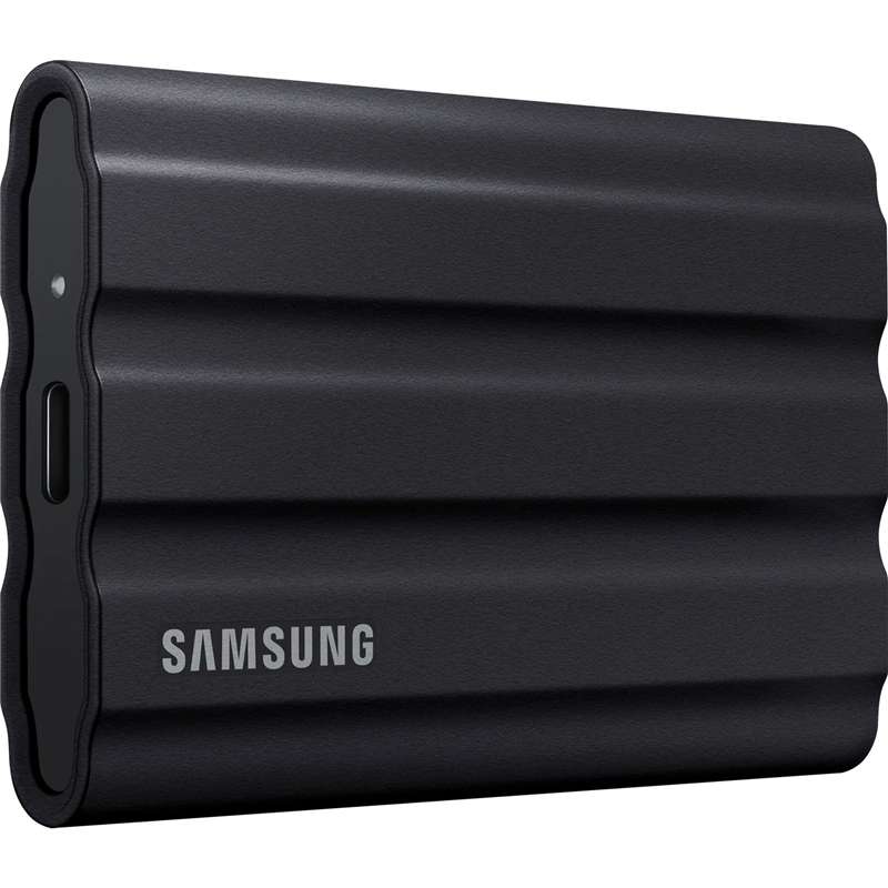 Накопитель SSD Samsung Original USB-C 1Tb MU-PE1T0S/WW Shield T7 1.8" черный