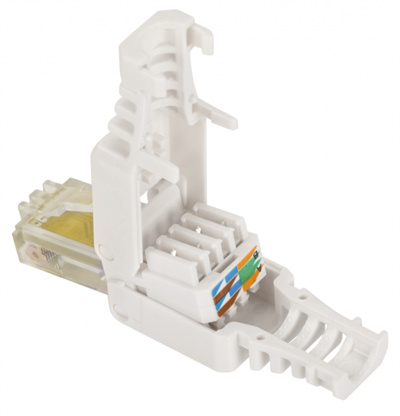 Полевой коннектор RJ-45 8P8C, неэкранированный, категории 5E