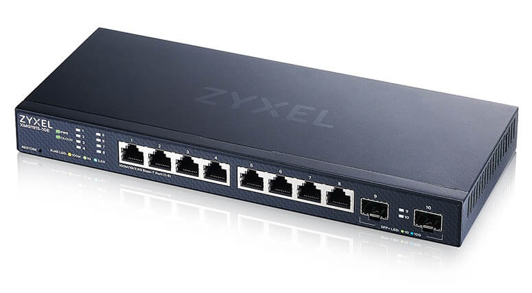 Коммутатор Zyxel NebulaFlex XMG1915-10E-EU0101F (L3) 8x2.5Гбит/с 2SFP+ управляемый