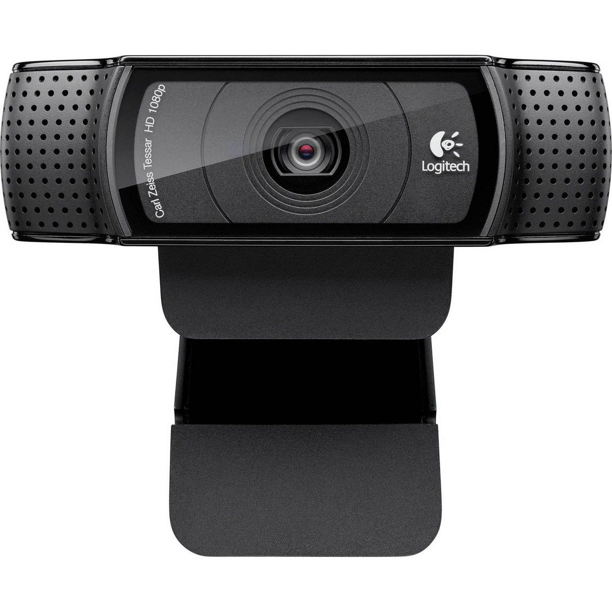 Веб-камера Logitech C920 черная, 2Mp, FHD 1080p@30fps, автофокус, угол обзора |960-001055| 78°, скла