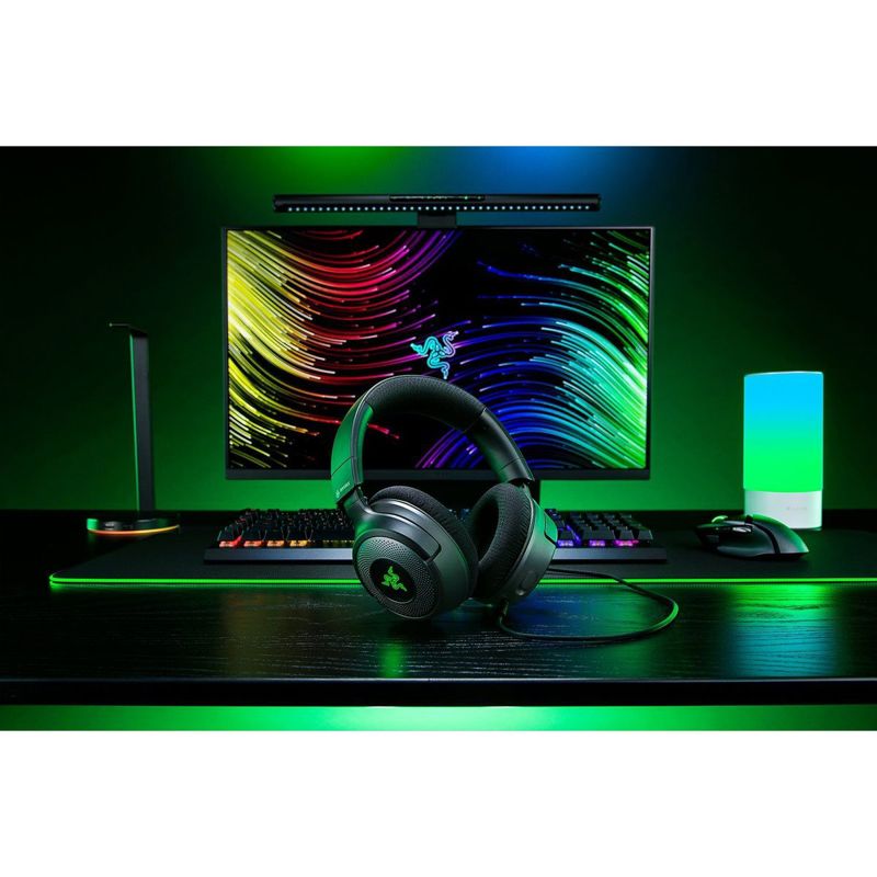 Наушники с микрофоном Razer Kraken V4 X черный 2.0м мониторные USB оголовье (RZ04-05180100-R3M1)