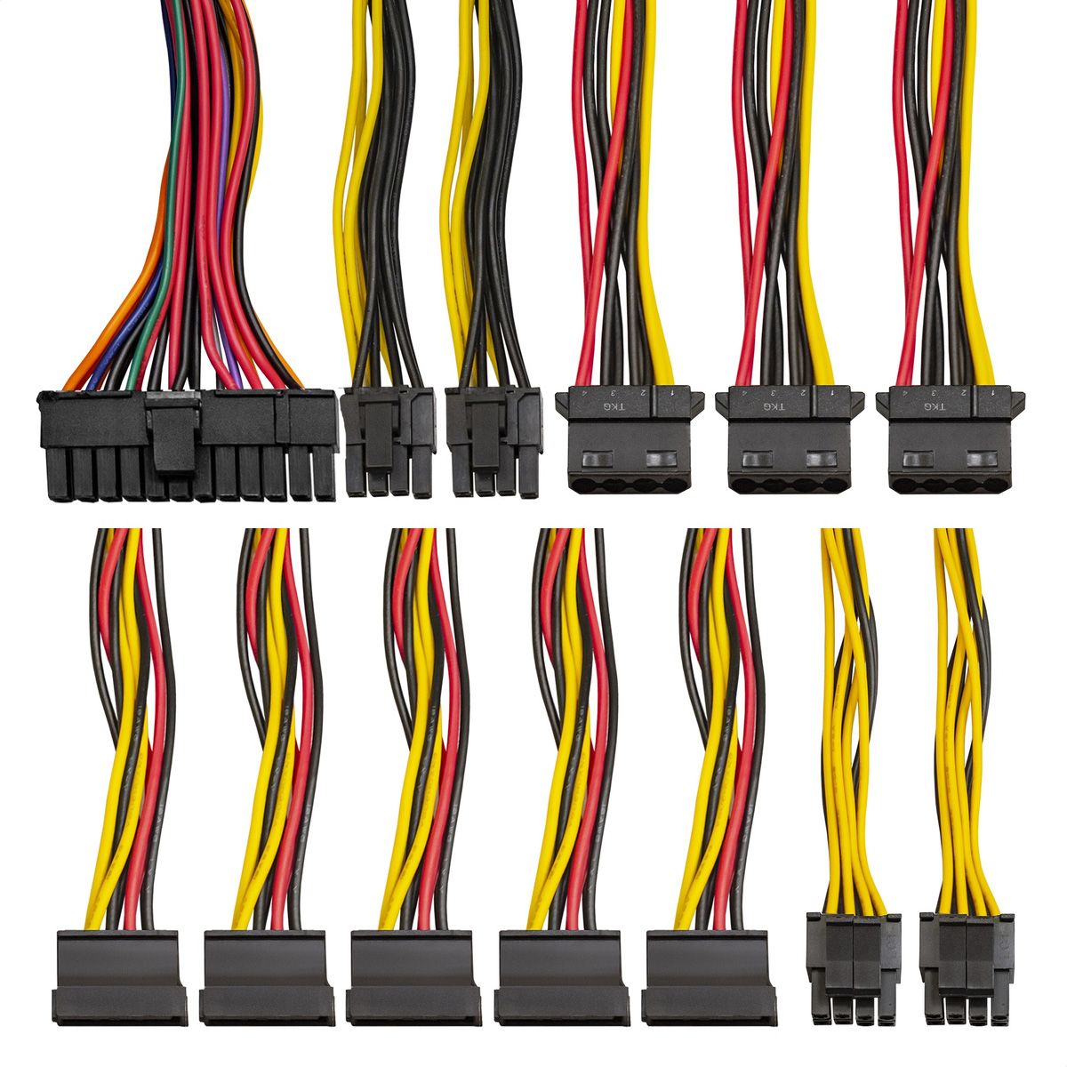 Exegate EX244556RUS Блок питания 600W Exegate UN600, ATX, 12cm fan, 24+4pin, 6pin PCI-E, 4*SATA, 1*F