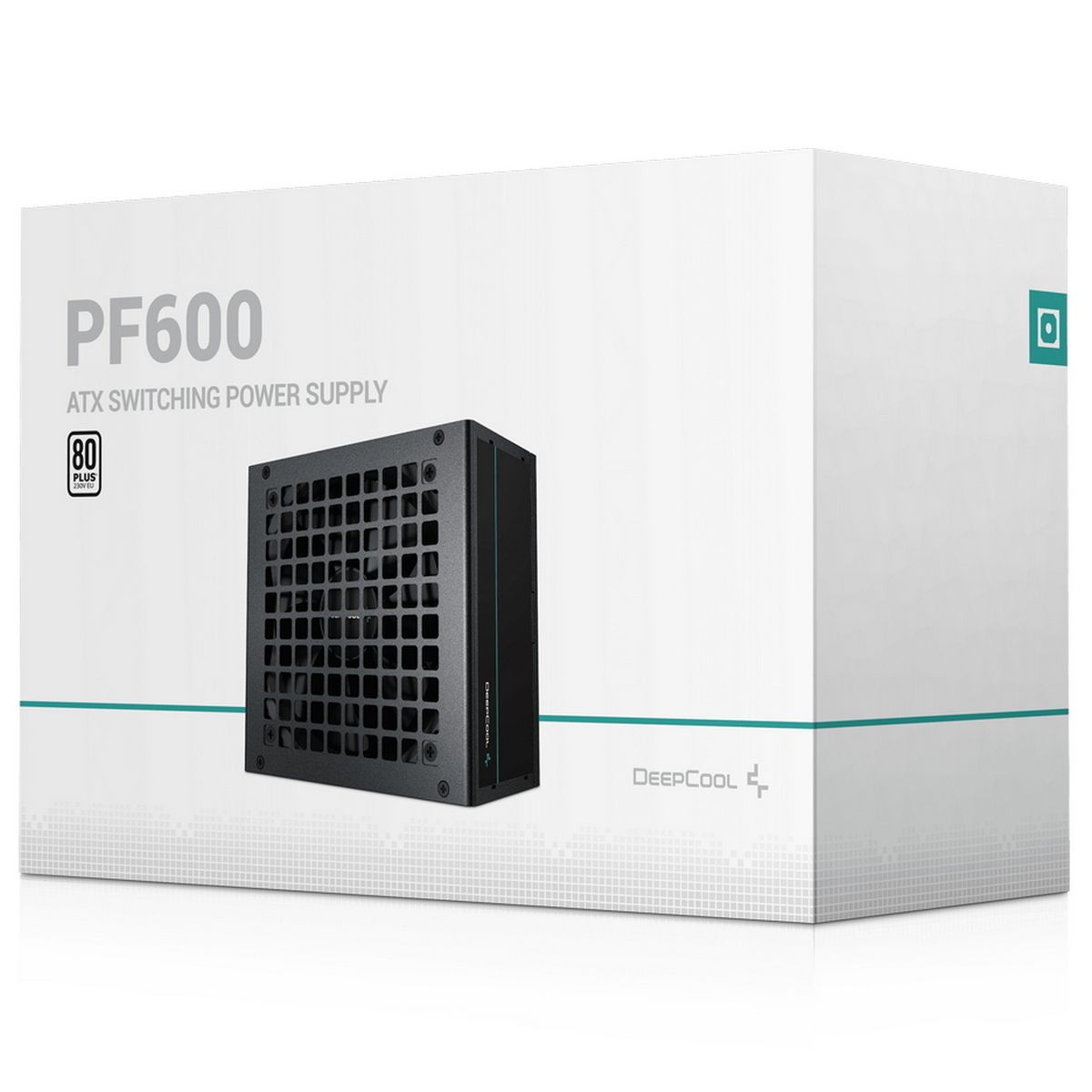 Блок питания Deepcool PF600 80+ (ATX 2.4 600W, PWM 120mm fan, 80 PLUS, Active PFC) RET (R-PF600D-HA0