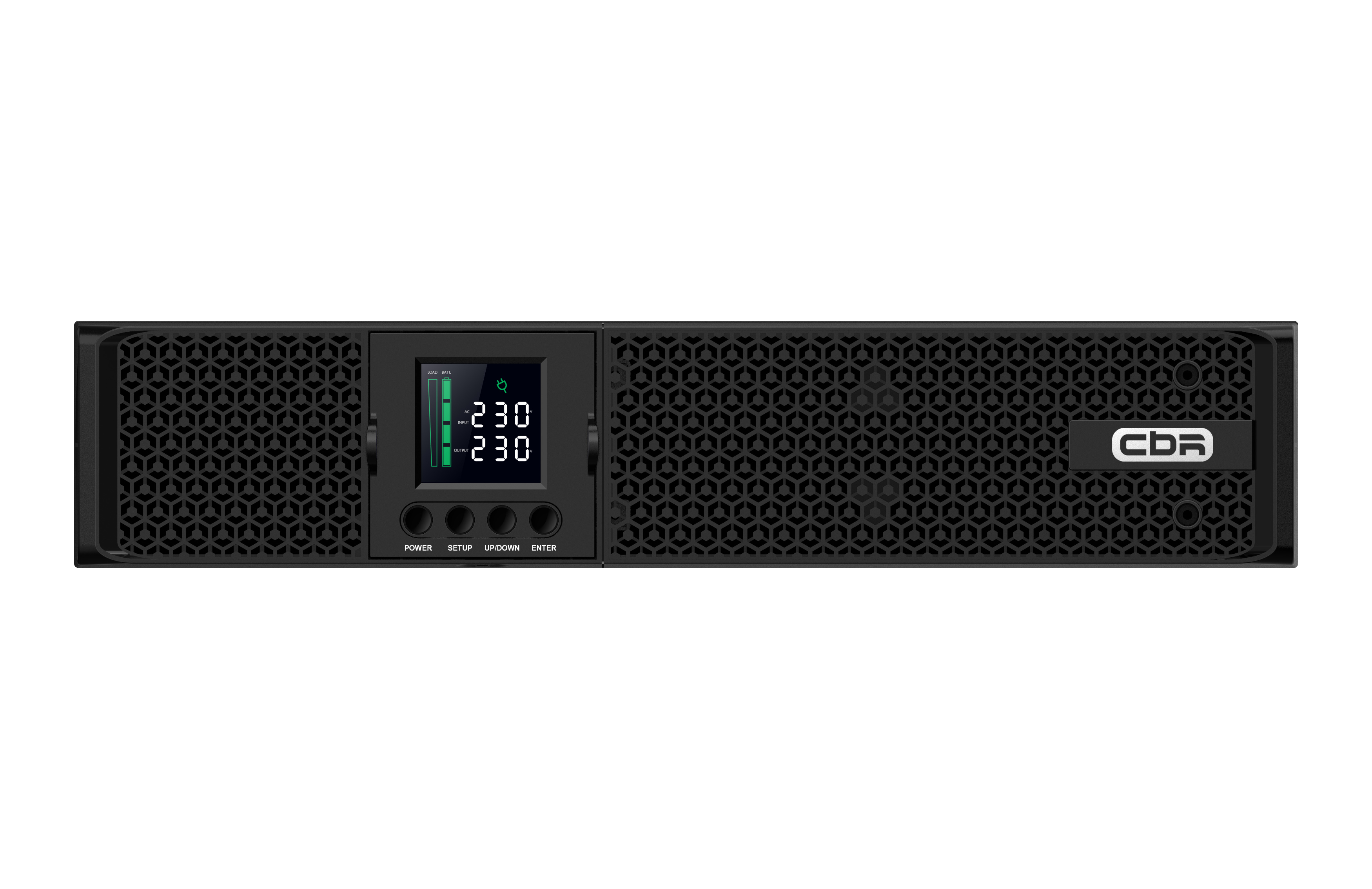 ИБП CBR [PLS-1KRT-8I-LCHERSC] Line Interactive Smart 1000/900 RT 8 x C13, LCD, HID-USB, RS232, EPO, 