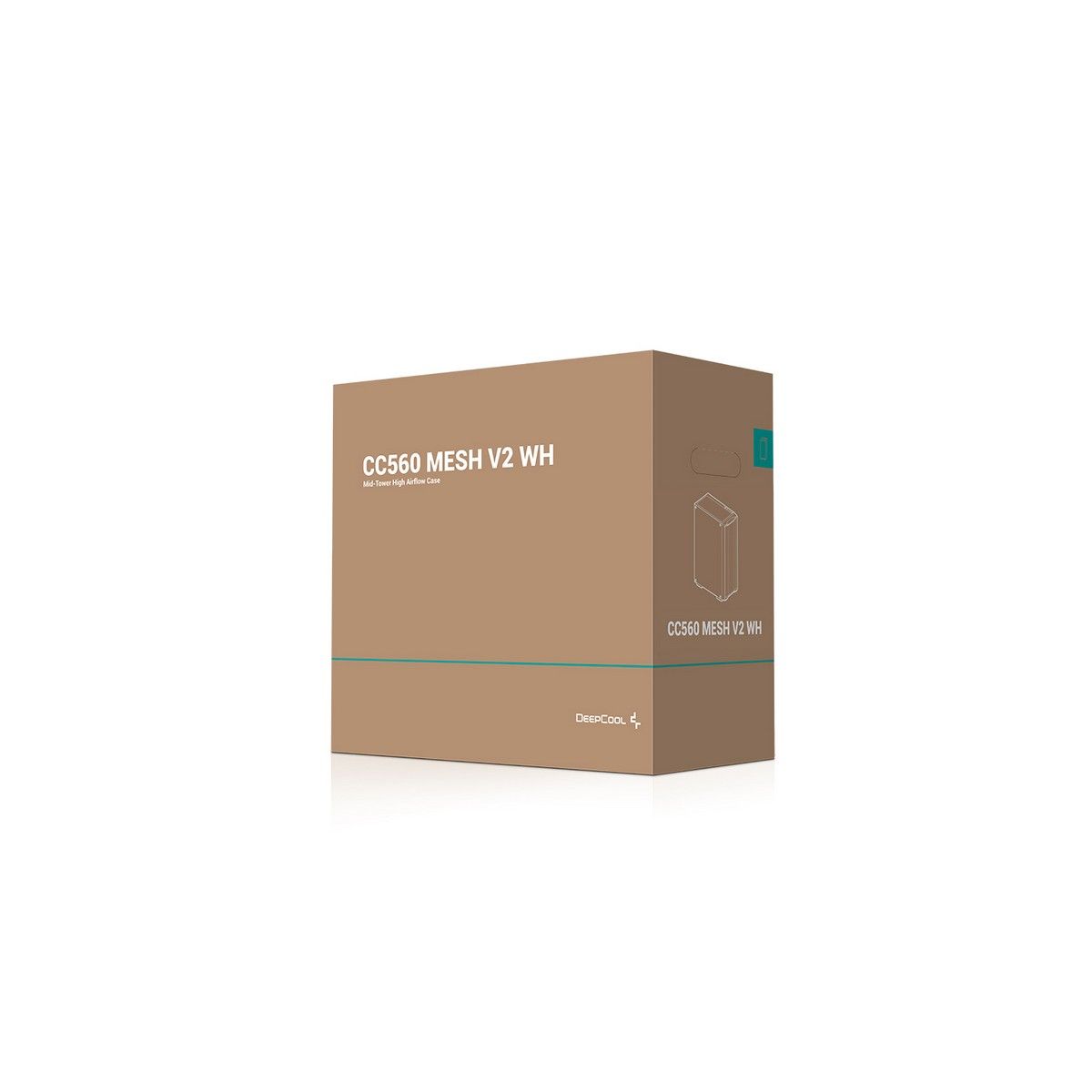 Корпус для ПК Deepcool CC560 MESH V2 WH