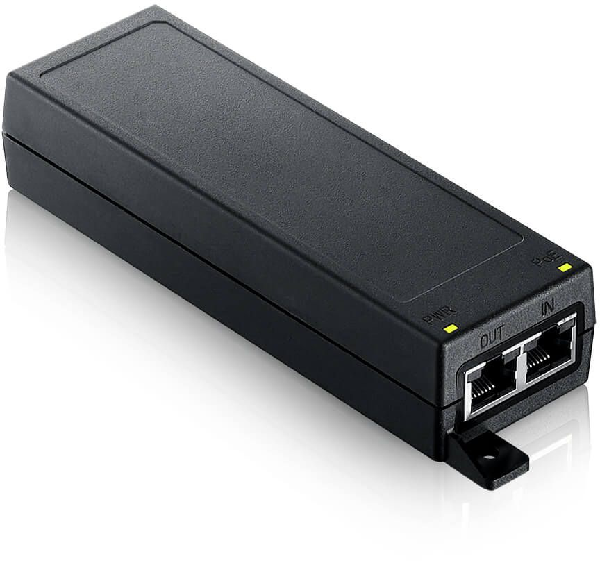 Инжектор PoE+ Zyxel POE12-30W-EU0101F 100/1000/2500BASE-T 30Вт 100-240В(АС)