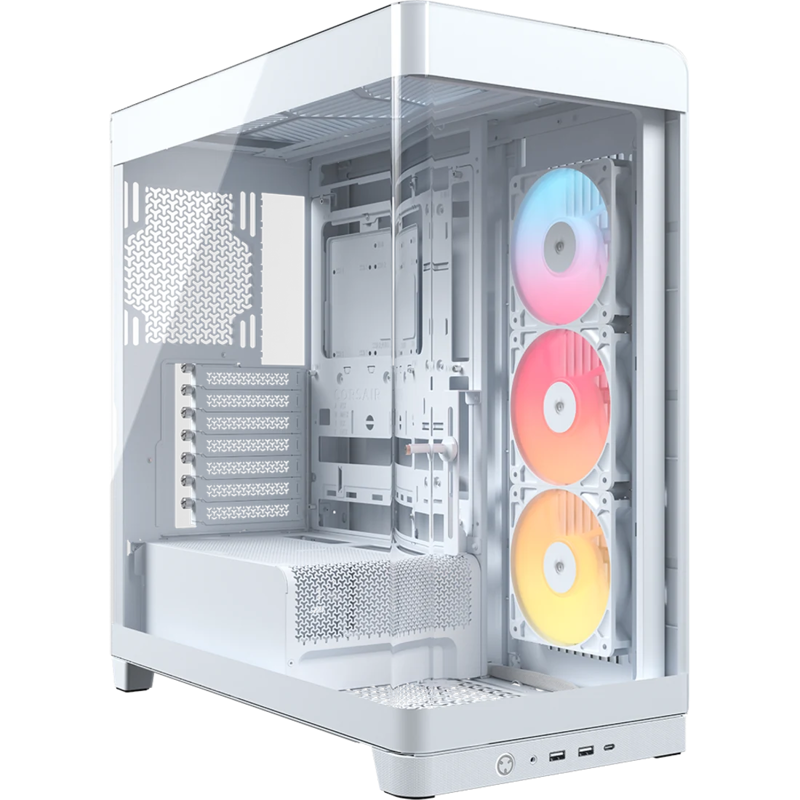 Корпус Corsair Frame 4500X RS-R ARGB, Midi-Tower, TG, 3x120mm ARGB reverse fans, 2xUSB-A 3.2, 1xUSB 