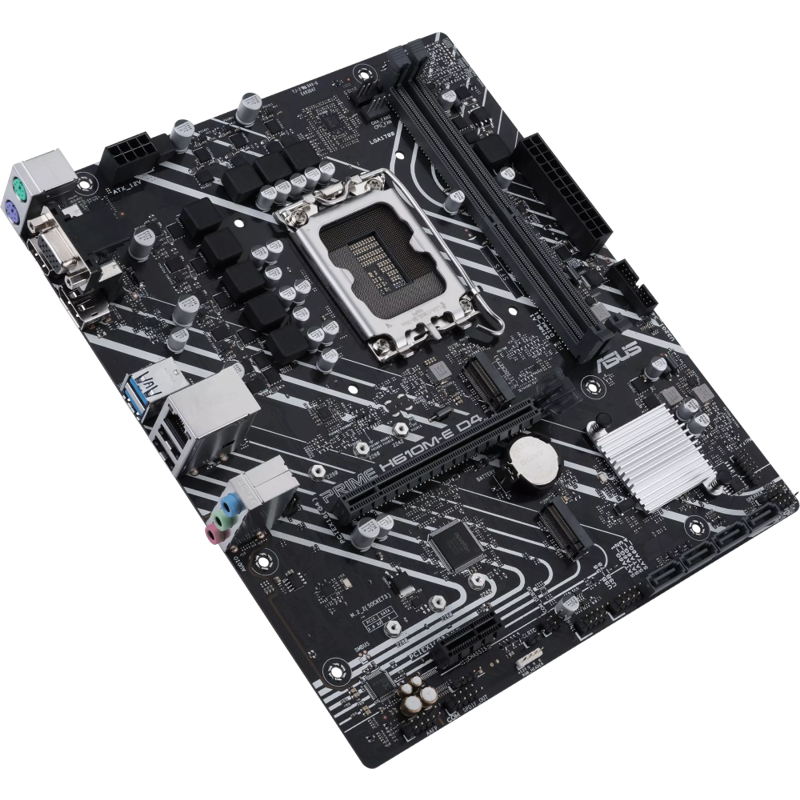 Материнская плата Asus PRIME H610M-E D4-CSM Soc-1700 Intel H610 2xDDR4 mATX AC`97 8ch(7.1) GbLAN+VGA