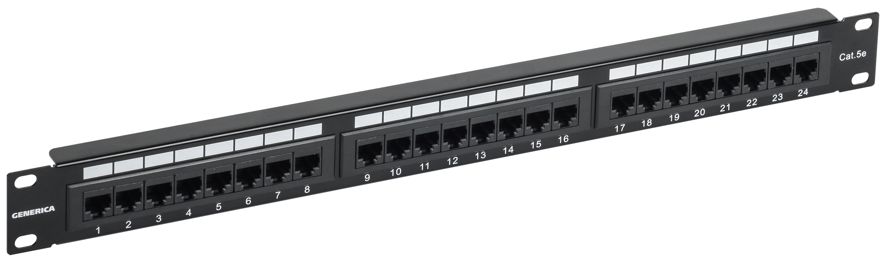 Патч-панель ITK PP24-1UC5EU-K05-G 19" 1U 24xRJ45 кат.5E UTP