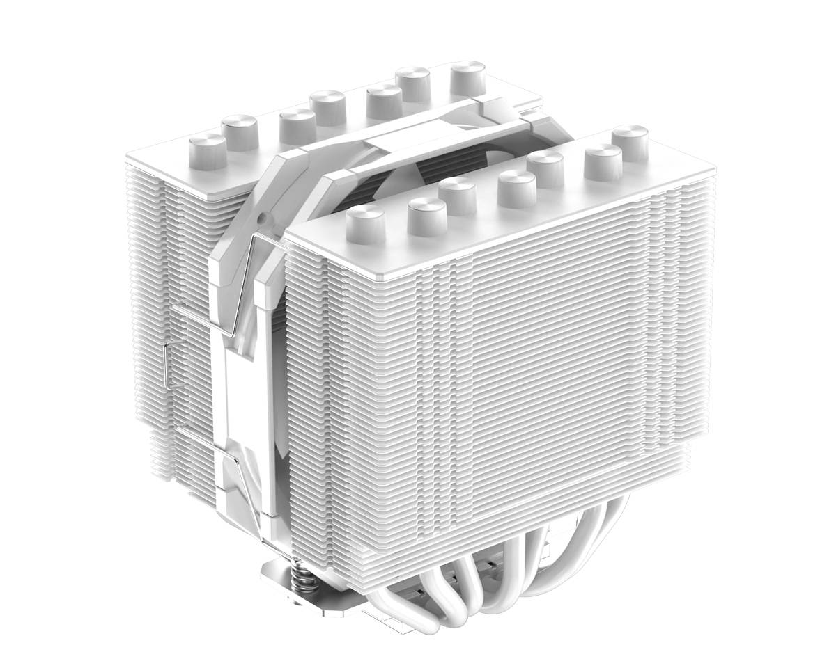 Устройство охлаждения(кулер) ID-Cooling SE-207-XT Slim Soc-AM5/AM4/1200/1700/1851 белый 4-pin 15-35d