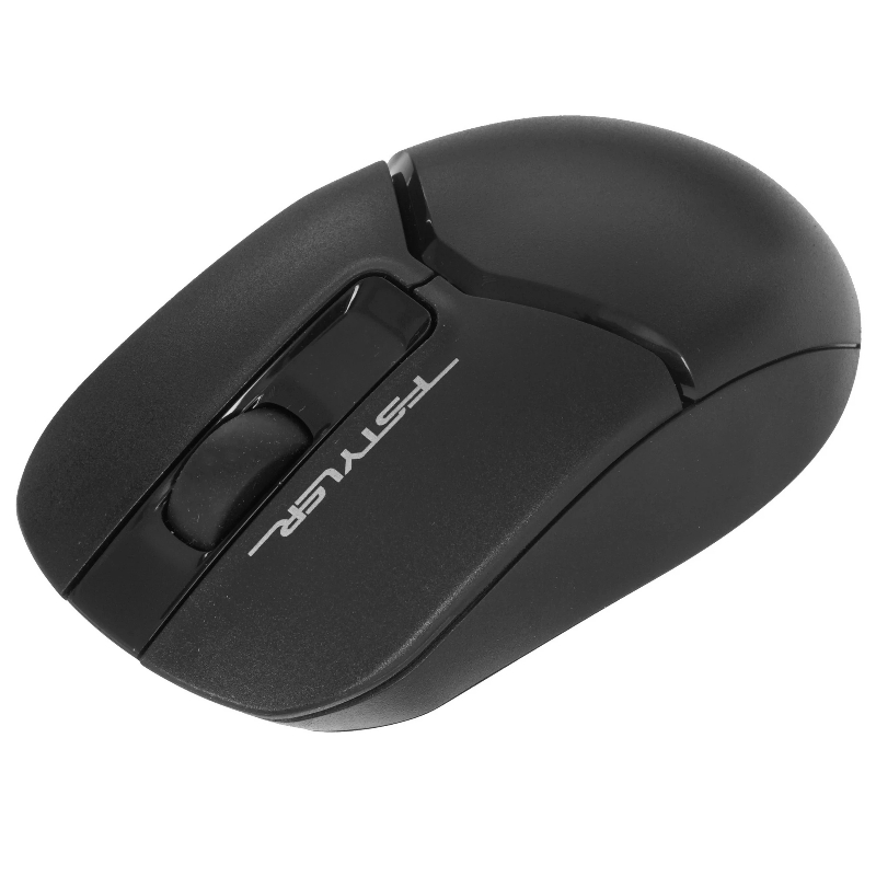 Клавиатура + мышь A4Tech Fstyler FG1012 клав:черный/серый мышь:черный USB беспроводная Multimedia (F