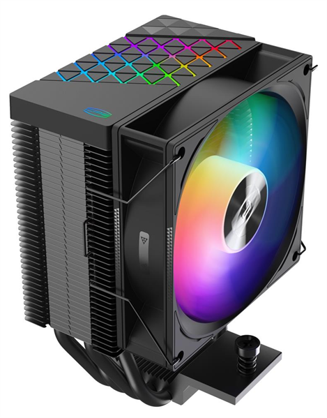 Устройство охлаждения(кулер) PcCooler R400 ARGB Soc-AM5/AM4/1200/1700/1851 черный 4-pin 18-30dB Al+C