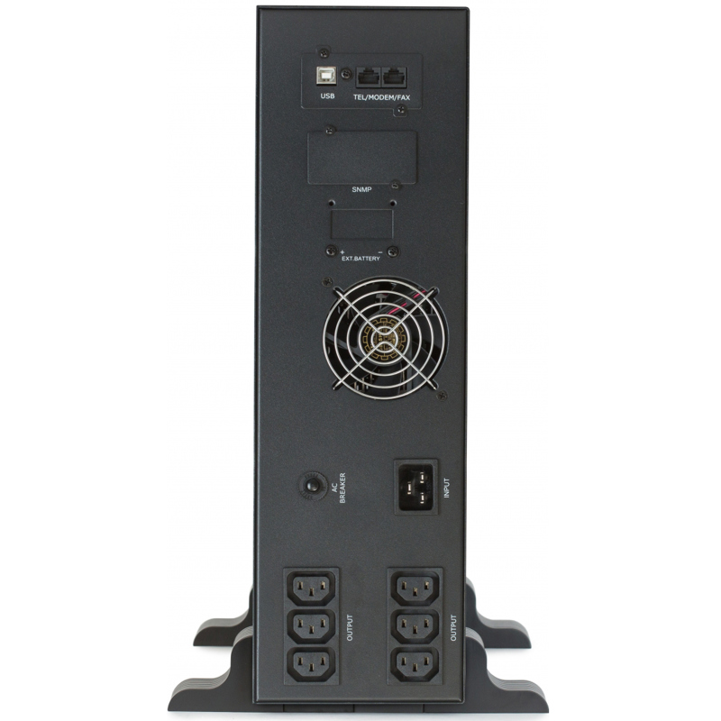 Источник бесперебойного питания Импульс Юниор Про 3000 РТ 2400Вт 3000ВА черный