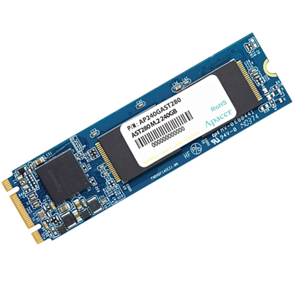 Твердотельный накопитель Apacer SSD AST280 480Gb SATA M.2 2280, R520/W495 Mb/s, 3D TLC, MTBF 1,5M, 2