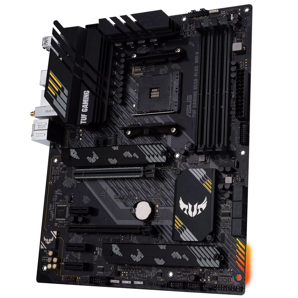 Материнская плата Asus TUF GAMING B550-PLUS WIFI II Soc-AM4 AMD B550 4xDDR4 ATX AC`97 8ch(7.1) 2.5Gg