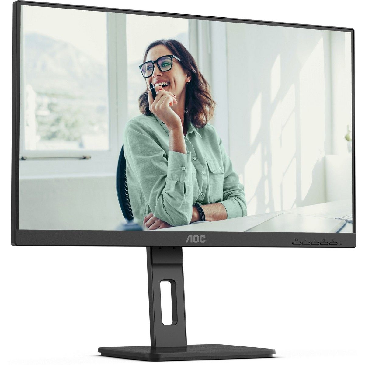 Монитор AOC 27" Pro Q27P3CV черный IPS LED 4ms 16:9 HDMI M/M матовая HAS Piv 1000:1 350cd 178гр/178г