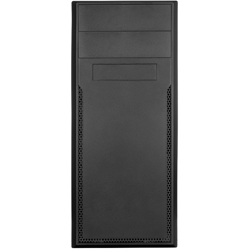 Корпус без блока питания Foxline FL-302, ATX, 2x5.25EXT, 1x3.5EXT, 4x3.5INT, 2xUSB2.0, HDA, w/o FAN,