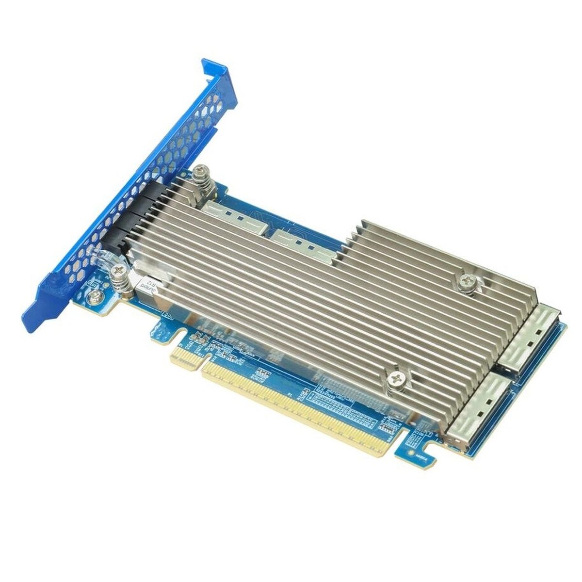 RAID-контроллер HighPoint Rocket 7628A,  PCIe 5.0 x16, Ports: 4x MCIO x8, LP, RAID 0,1,10