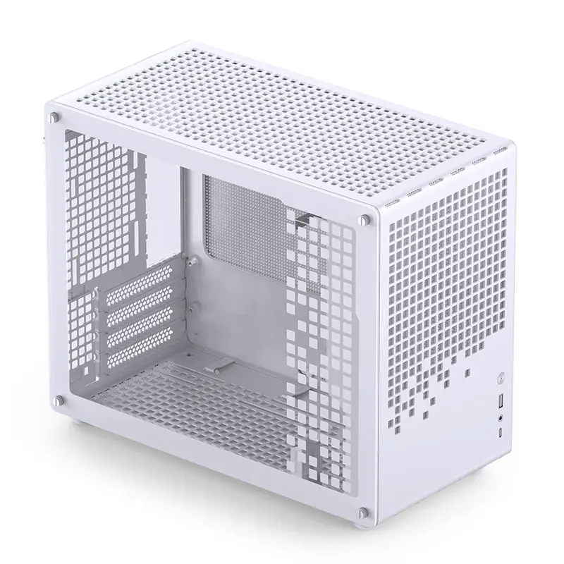 Корпус JONSBO Z20, Mini-Tower, TG, no fan, 1xUSB-A 3.2 + 1xUSB-C 3.2, mATX, mITX White