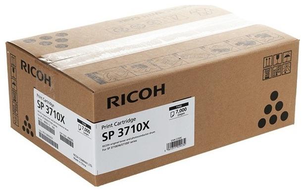 Ricoh Тонер-картридж SP 3710X для SP 3710DN, SP 3710SF, P311, /M 320F. Чёрный. 7000 стр.(408285)