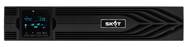 ИБП Бастион SKAT-UPS 2000-RACK-ON-E P3 {Online, синус, 2000ВА/2000 Вт, стойка/на пол, 8xC13, встр. S