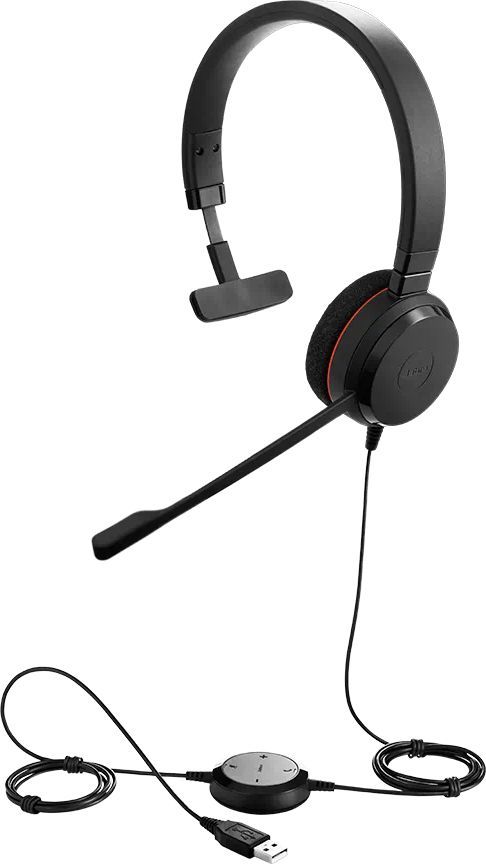 Гарнитура проводная/ Jabra Evolve 20SE, Mono MS, USB-C
