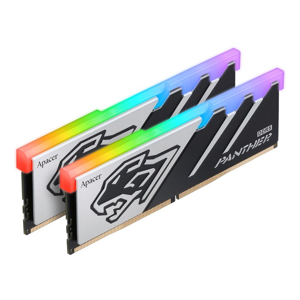 Оперативная память Apacer  DDR5  16GB  6000MHz DIMM Panther RGB Gaming Memory CL38 1.35V (Retail) 20