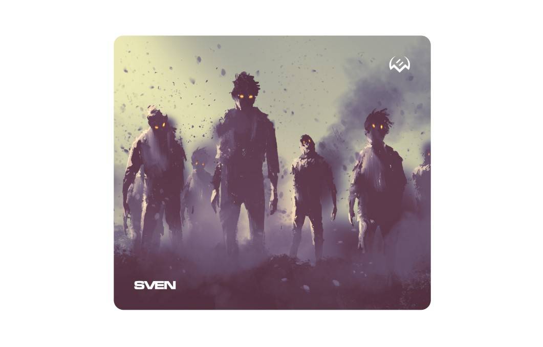 SVEN Коврик для мыши игровой MP-G02S Zombie (230x200x2мм, ткань + резина)