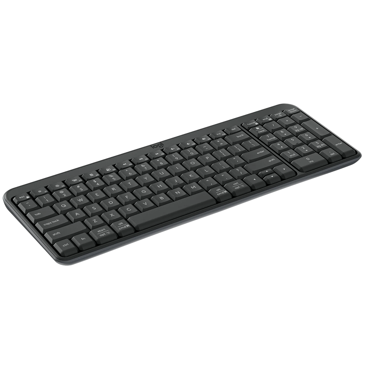 Клавиатура Logitech K250 YR0107 графитовый беспроводная BT slim Multimedia (920-013452)