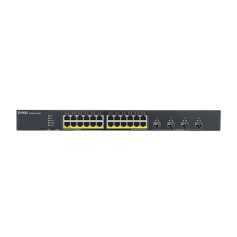 Коммутатор Zyxel NebulaFlex XGS1935-28HP-EU0101F (L2+) 24x1Гбит/с 4SFP+ 24PoE+ 375W управляемый