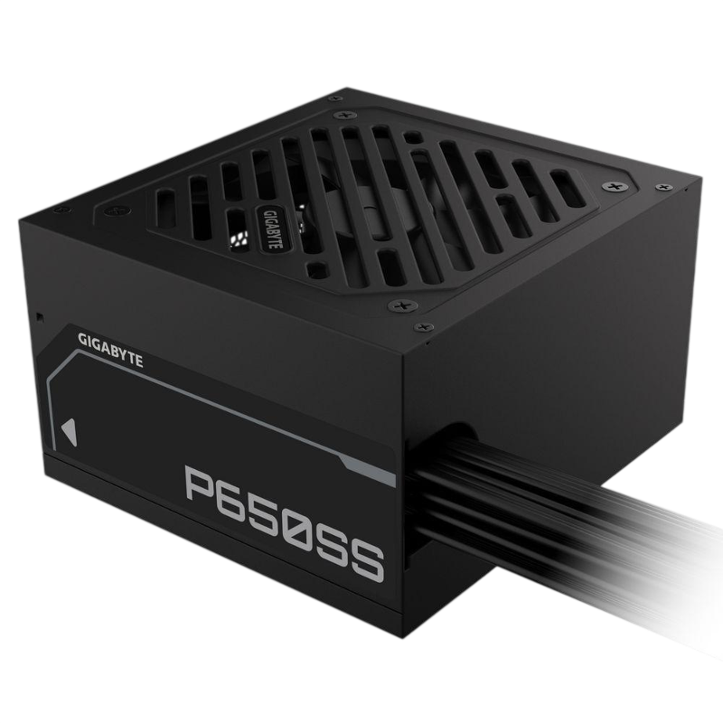 Блок питания ПК Gigabyte P650SS 650W, 80+, SILVER, НЕ модульный, ATX 3.0