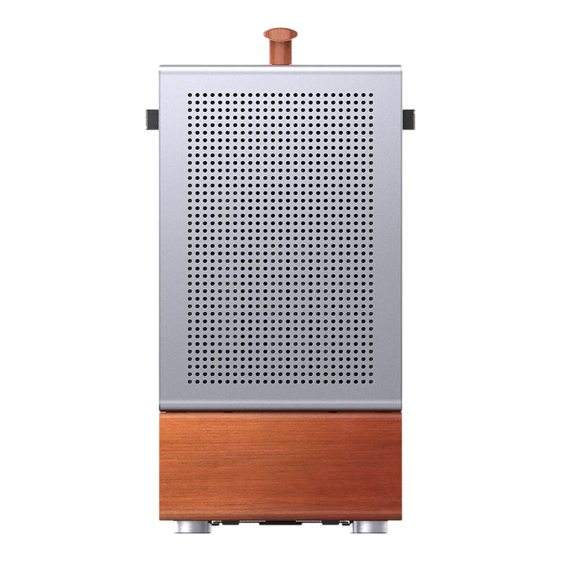 Корпус JONSBO T7, Mini-Tower, TG, no fan, 1xUSB-A 3.0 + 1xUSB-C 3.2, mATX, mITX Silver