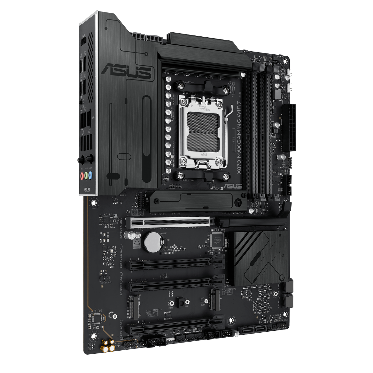 Материнская плата Asus X870 MAX GAMING WIFI7 Socket AM5 AMD X870 ATX AC`97 8ch(7.1) 2.5Gg RAID+HDMI