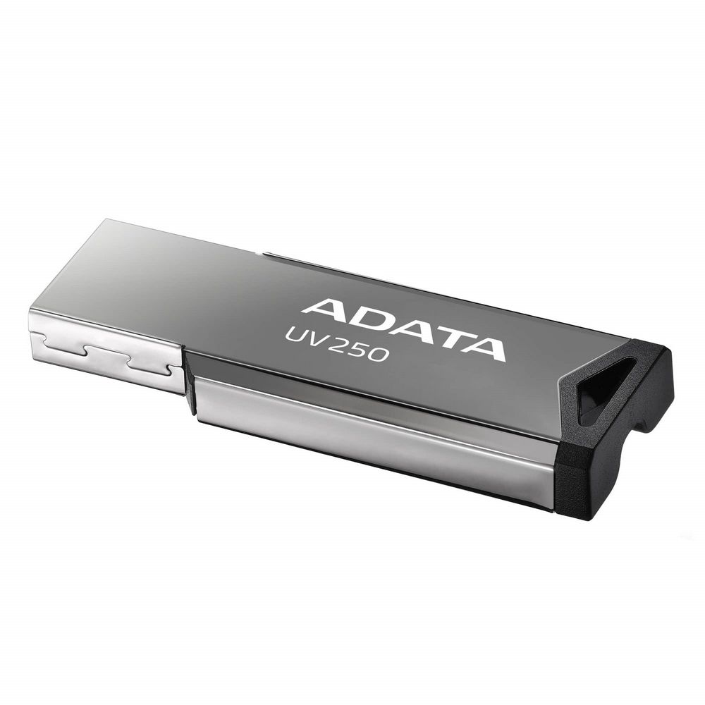 Флеш Диск A-Data 64Gb UV250 AUV250-64G-RBK USB2.0 серебристый