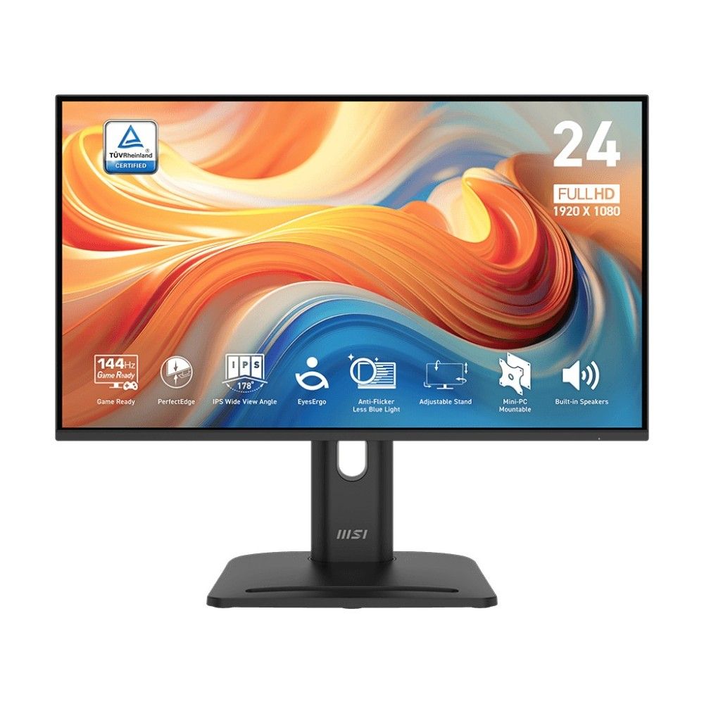 Мониторы MSI PRO MP245PG E14 23.8" 16:9 FHD(1920x1080) IPS Flat,1ms(MPRT),1300:1,100M:1,300nits,HDMI